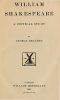 [Gutenberg 50724] • William Shakespeare: A Critical Study